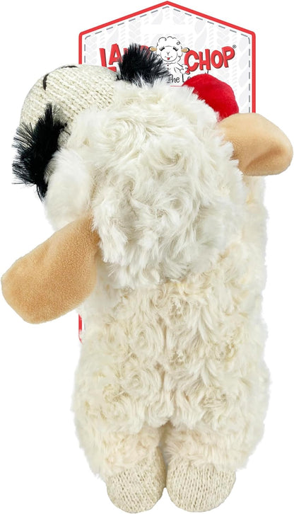 Plush Dog Toy, Lambchop, 10" Regular, White, Large