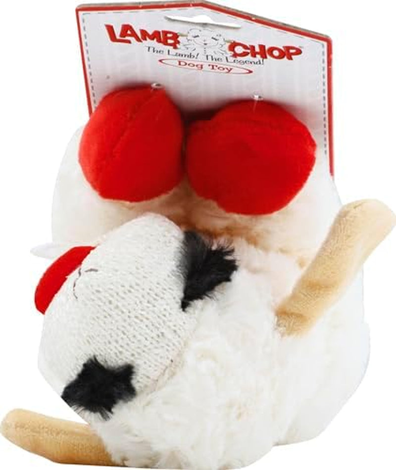 Plush Dog Toy, Lambchop, 10" Regular, White, Large